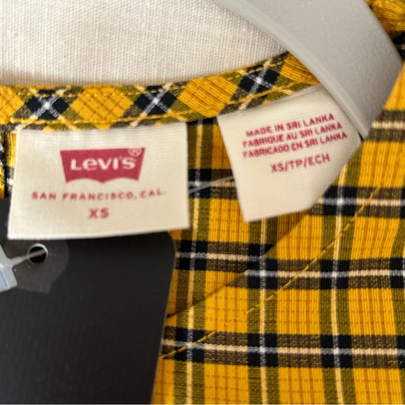 Levi’s Women Sz XS NWT dropped waist bubble skirt taffeta School Girl Y2K preppy - Picture 8 of 11